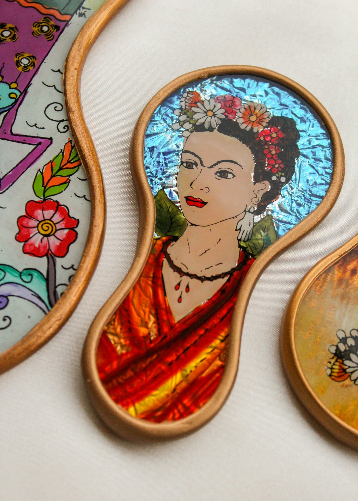 Frida Mini Handheld Travel Mirror