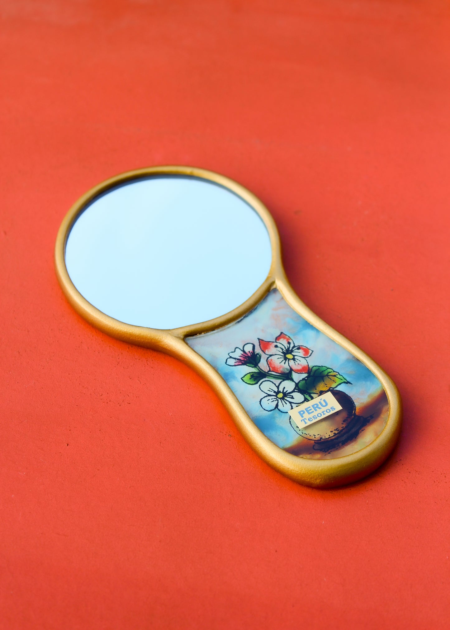 Mini Handheld Travel Mirror