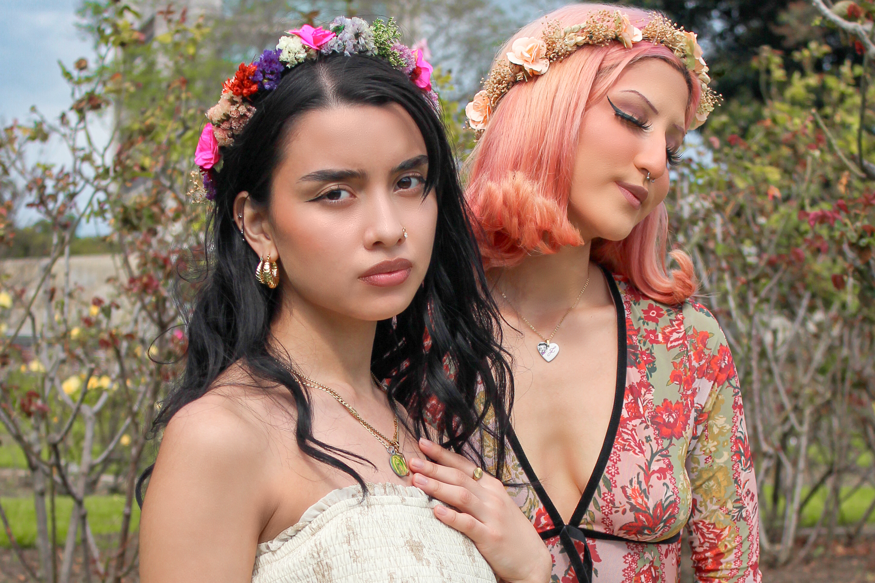 Pink Spring Flower Crowns